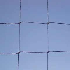 Heavy-duty bird exclusion netting made of black polyethylene. Covers 1,250 sq ft. Flame-resistant construction. Used to block birds from accessing structures, crops, or equipment in industrial, commercial, and agricultural settings.
