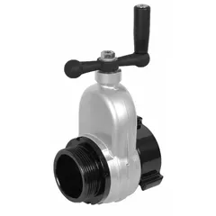 This straight-body hydrant gate valve features a 2 1/2 in pipe size with a 2 1/2 in Female NST inlet and a 2 1/2 in Male NST outlet. The stem is constructed of aluminum. Used in fire protection and industrial water systems to control flow from hydrants.