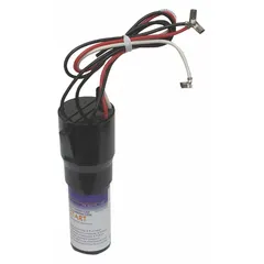 This hard start kit provides a temporary boost of starting torque to compressors in HVACR systems, assisting startup under heavy load or low voltage conditions. It is used in residential and commercial air conditioning and refrigeration units to help prevent compressor short-cycling.