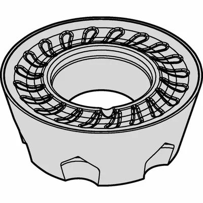 WIDIA Round Milling Insert: RDPT1204M0SMMX (MPN 6901783) - Round (R) Indexable Milling Inserts