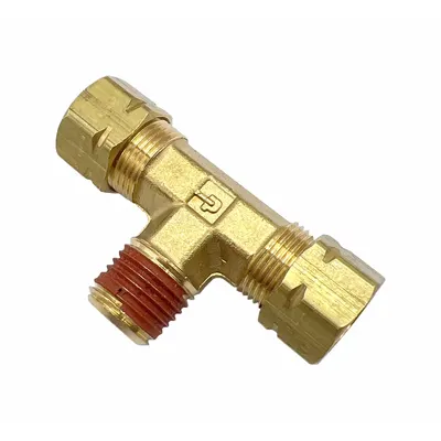 PARKER Self-Aligning Brass Compression Fitting, VS172CA-6-4 - Self-Aligning Brass Compression Fittings