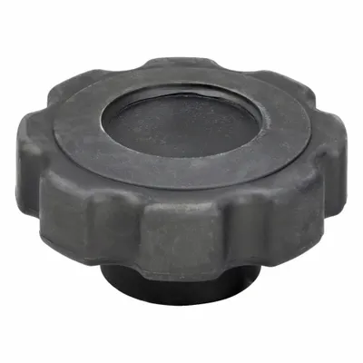 INNOVATIVE COMPONENTS Hand Knob: 8 Point, Plastic w/ Steel Thread, 1/2"-13 Thread - 8-Arm Knobs with Threaded Hole
