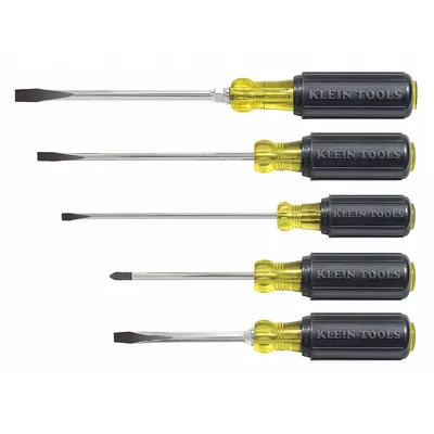 KLEIN TOOLS General Purpose Screwdriver Set: 1-10 Pieces, 5 Pieces - General Purpose Screwdriver Sets
