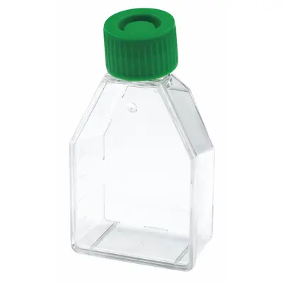 OEM Cell Culture Flask, Polystyrene, 25 mL, Sterile, Graduated, with Closure - Plastic Cell Culture Flasks