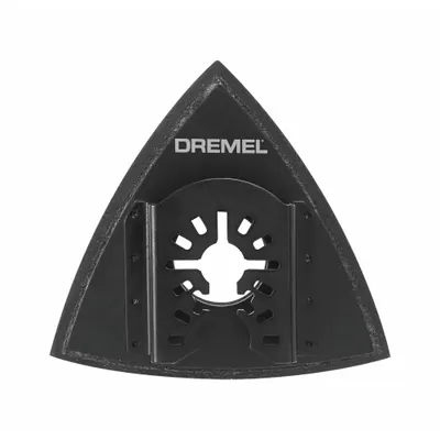 DREMEL Oscillating Tool Backing Pad: 3 1/8 in Wd, Hook-and-Loop, Vacuum Pad, Starlock - Starlock Mounted Sanding Pads