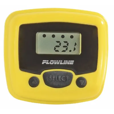 FLOWLINE Level Indicator: Panel Mount, 4 Relays, LCD, 6 Digits, -4°F to 140°F - Liquid Level Transmitter Displays