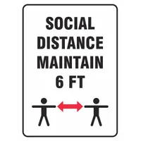 Safety Sign: 14 in x 10 in Nominal Sign Size, Aluminum, White, 14 in Ht, 10 in Wd
