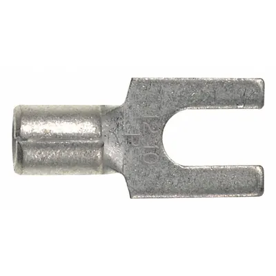 PANDUIT Fork Terminals: Bare, #10 Stud Size, 18 AWG – 14 AWG Wire Range, Std Fork - Non-Insulated Fork Terminals