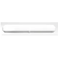 Octagonal stir bar made of Alnico, 63.5 mm overall length and 9.5 mm diameter. White in color and autoclavable for repeated use. Used with magnetic stirrers to agitate liquids in beakers or flasks in laboratory settings.