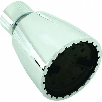 EZ-FLO Fixed Showerhead: 2 gpm Fixed Showerhead Flow Rate, ABS, Chrome Finish - Single-Pattern Fixed Showerheads