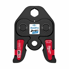 This forged steel press jaw is designed for use with ZoomLock® MAX and standard/extended press tools to create 3/4 in pipe connections. Commonly used in HVAC and refrigeration piping systems for joining copper or steel pipes.