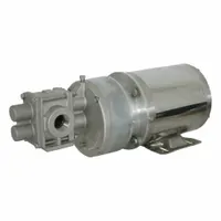 PULSAFEEDER Rotary Gear Pump Head: Magnetic Drive, 316 Stainless Steel, 1-1/2" Flange, 316 SS, Spur (MPN GM12UATTTR)