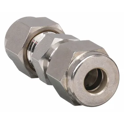 HAM-LET Double-Ferrule Stainless Steel Compression Union - Double-Ferrule Stainless Steel Fittings