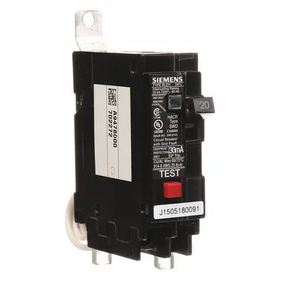 SIEMENS BLE Series BE120H Miniature Circuit Breaker - B Series, Bolt-On Siemens Miniature Circuit Breakers