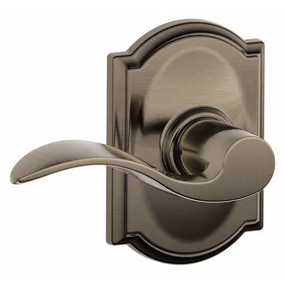 SCHLAGE F10 ACC 620 CAM Camelot Passage Lever Lockset - Passage Lever Locksets