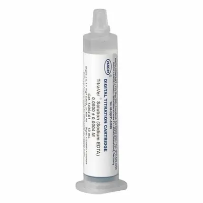 HACH Phenylarsine Oxide Titrator Cartridge: 200 mL Volume, Liquid, 0.0451 N - Additional Calibration Solutions & Standards