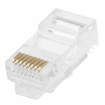 MONOPRICE Modular Plug: Modular Plug RJ45, Stranded, 6 Cable Category, 50pk Pack Size - RJ Modular Connectors