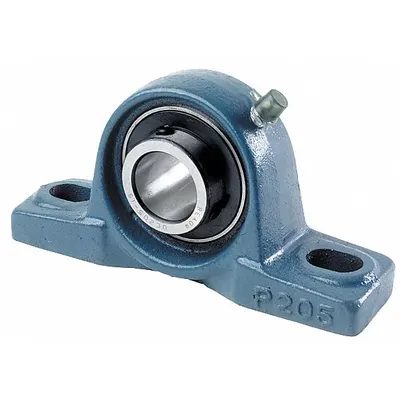 TRITAN Pillow Block Bearing: 2 in Bore, Cast Iron, Set Screws, 2 1/2 in Shaft Ht - General Purpose Pillow Block Ball Bearings