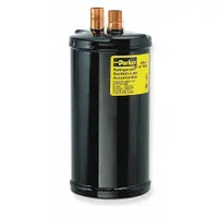 PARKER Suction Line Accumulator: 3/4 in Sweat, 6.13 lb Capacity, 9.62 in Ht, 5 in Dia (MPN VPA589-6SRD)