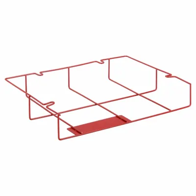 MARLIN STEEL WIRE Storage Basket, Steel, Chrome-Plated, Red, 01431011-05 - Machining