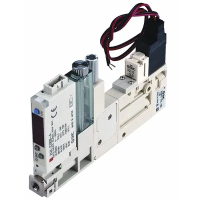 SMC Vacuum Ejector: 5 lpm, 5 mm, 5 mm, 72 psi Max Supply Pressure, 2 PNP Outputs - SMC ZQ Series Space-Saving Vacuum Generators