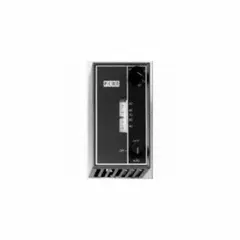 Cool-only analog thermostat with exposed dial for manual temperature adjustment. Single-stage On-Off control with SPST switch that closes on rise. Operates on 24 to 277V AC, temperature range 40° to 90°F. Suitable for basic cooling control in commercial or industrial HVAC systems.