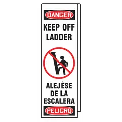 Protective wrap for ladder rails, designed to reduce wear and prevent sharp edges that may cause injury during handling or storage. Suitable for industrial environments where ladders are used or stored.