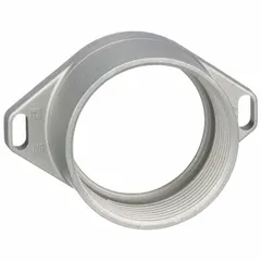 Bolt-on hub for connecting 2-1/2 in conduit to NEMA 3R disconnect switch enclosures. Provides a weathertight seal for outdoor electrical installations, maintaining the enclosure's environmental rating.