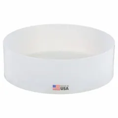 APPROVED VENDOR Round Lab Tray, Polypropylene, 3.86 L, 10 x 10 in
