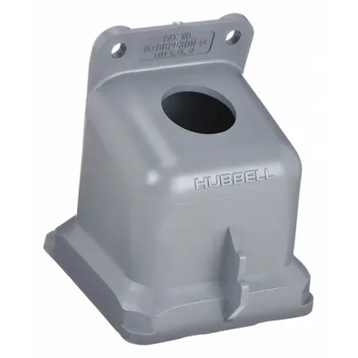 HUBBELL Back Box: 20 A_30 A, 1 in, Dead End Hub - Back Boxes