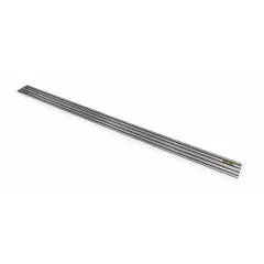 The DEWALT DWS5023 is a 102-inch long guide rail for use with DEWALT track saws. It provides a guided cutting path for precise straight cuts in materials such as plywood, MDF, and solid wood, helping to achieve clean, splinter-free edges.