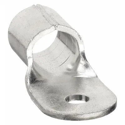 BURNDY Ring Terminal: Bare, 5/16 in Stud Size, 1/0 AWG to 1/0 AWG Wire Sizes - Non-Insulated Ring Terminals