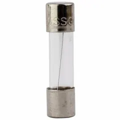 Fast-acting cylindrical fuse rated 15 A at 125 V AC, with a 5 mm x 20 mm physical size. Provides overcurrent protection in electronic circuits such as power supplies, instrumentation, and control panels.