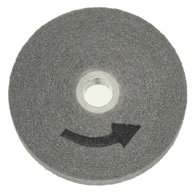NORTON Bear-Tex Series 4000 Convolute Wheel: 6 in Dia x 1/2 in W - Deburring Wheels for Stainless Steel & Nickel Alloys