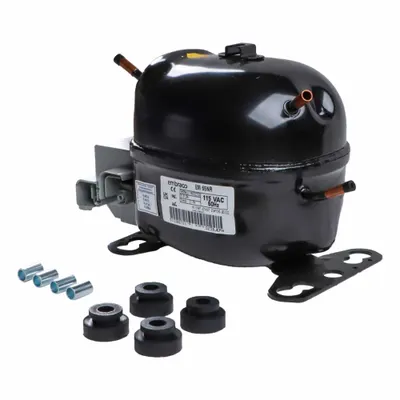EMBRACO Compressor: Reciprocating, 635 BtuH Cooling, 1/5 hp - Reciprocating Compressors