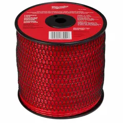 This MILWAUKEE string trimmer line is made of high-density polyethylene in a twisted configuration. With a 0.095-inch diameter and 750-foot length, it is designed for universal compatibility with string trimmers. Suitable for cutting grass and weeds in residential and commercial landscaping, including trimming along fences, walls, and garden beds.