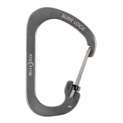This load rated spring snap features a stainless steel wire gate construction with a 3 3/32 in overall length. Suitable for light-duty securing and organizing tasks such as attaching keys, tools, or gear to bags, belts, or loops in industrial, outdoor, and maintenance settings.