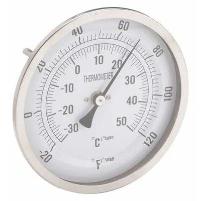 OEM Back-Mount Fixed-Angle Thread-Mount Dial Thermometer - Back-Mount Fixed-Angle Thread-Mount Dial Thermometers
