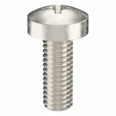 Pan head machine screws with M3x0.50 thread, 8 mm length, made from 18-8 stainless steel with a plain finish. Phillips drive with #1 drive size. Supplied in a 100-piece pack. Suitable for general fastening applications in machinery, electronics, and assembly work.