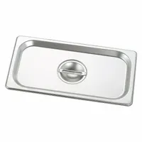 This NSF Certified cover is designed for half-size steam table pans, helping to maintain food temperature and protect contents during service. Suitable for use in commercial foodservice settings such as restaurants and cafeterias. Hand wash only; not dishwasher safe