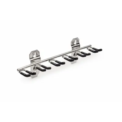 TRITON PRODUCTS Multi-Prong Toolholder for Square-Hole Pegboard - Pronged Toolholders for Square-Hole Pegboard