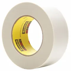 This white fiberglass cloth tape with silicone adhesive is designed for high-temperature sealing applications. It is suitable for indoor and outdoor use, including roofing and marine tasks. The tape measures 2 inches wide, 60 yards long, and 6.4 mil thick. Sold in a 24-pack.