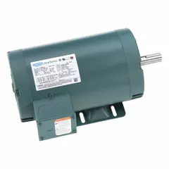 Open drip proof (ODP) rigid base 3-phase AC motor rated 2 hp, 1745 RPM at 60 Hz, 230/460V, 3.0 A full load current. Suitable for general purpose industrial applications such as pumps, fans, conveyors, and machine tools in clean, dry environments.