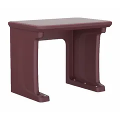 Floor-mount desk from the Endurance series, constructed of polyethylene. Measures 36 in wide by 24 in deep by 29 in high. Complies with ISO 22196 antibacterial standard. Suitable for industrial or commercial workstations requiring a durable, easy-to-clean surface.