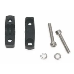 Mounting bracket for cylindrical sensors with 30 mm diameter. Made of polyacetal material. Bracket hole size is none. Compatible with sensors of the same brand. Used in industrial automation for secure sensor positioning.