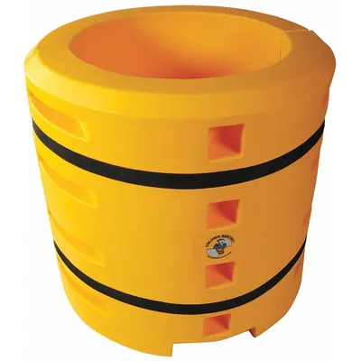SENTRY Column Protector: 21 in (I-Beam)/21 in (Square)/30 in (Round) - Column Protectors with Round Centers