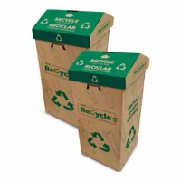 KLEVER Blade Disposal Unit: Safety Cutter Recycling Container, (600) Safety Cutters, Corrugate (MPN A48003-0)