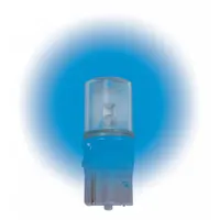 APPROVED VENDOR Compact LED Bulb: LED, Plastic Wedge (W2.1x9.5d), (T) Tubular, T3-1/4, 12V DC, Blue (MPN LM1012WB-B)