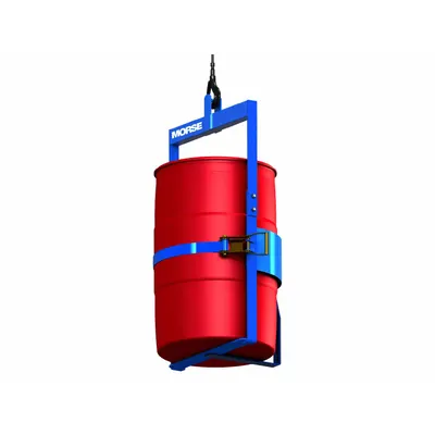 MORSE Drum Lifter: For 55 gal Drum Capacity, Fiber/Metal/Plastic, 1,000 lb Wt Capacity - Drum Lifting Cradles