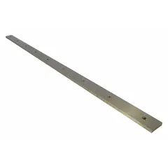 This upper blade is a replacement component for industrial cutting machinery. It is designed for use in applications requiring precise upper blade replacement, such as in metalworking or woodworking equipment. The blade is categorized under Blades, Blade Guards & Guides.